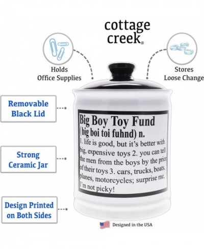 Big Boy Toy Fund Piggy Bank for Adults Best Gifts for Men Dad $49.29 - Kids' Money Banks