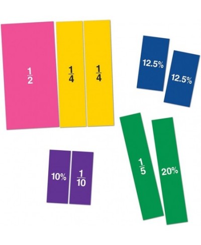 Double-Sided Magnetic Fraction Squares Math Manipulations 51 Pieces Ages 6+ $54.21 - Early Development & Activity Toys