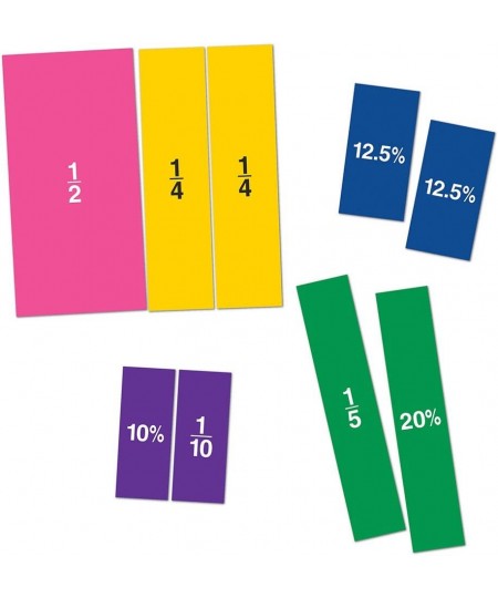 Double-Sided Magnetic Fraction Squares Math Manipulations 51 Pieces Ages 6+ $54.21 - Early Development & Activity Toys