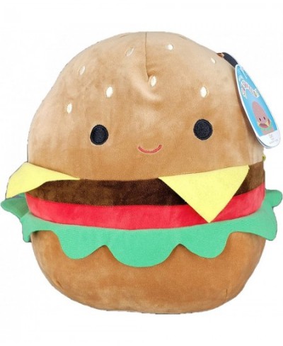 KellyToys - 12 Inch (30cm) - Carl The Cheeseburger - Super Soft Plush Toy Animal Pillow Pal Buddy Stuffed Animal Birthday Gif...