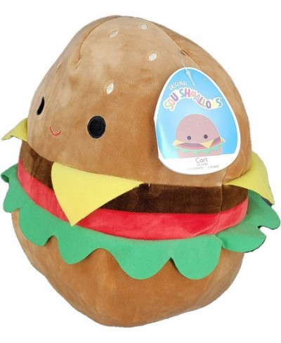 KellyToys - 12 Inch (30cm) - Carl The Cheeseburger - Super Soft Plush Toy Animal Pillow Pal Buddy Stuffed Animal Birthday Gif...