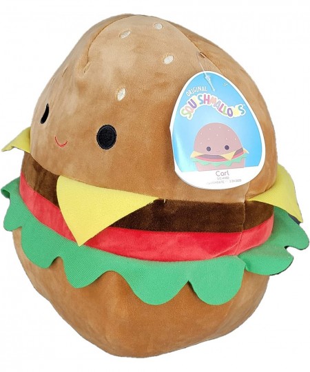 KellyToys - 12 Inch (30cm) - Carl The Cheeseburger - Super Soft Plush Toy Animal Pillow Pal Buddy Stuffed Animal Birthday Gif...