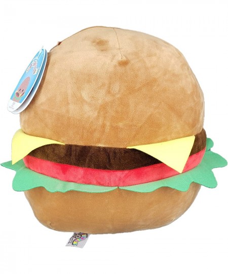 KellyToys - 12 Inch (30cm) - Carl The Cheeseburger - Super Soft Plush Toy Animal Pillow Pal Buddy Stuffed Animal Birthday Gif...