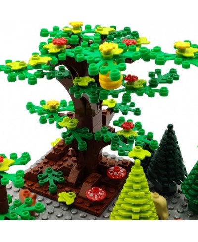 Garden Park Building Block Parts Botanical Scenery Accessories Plant Set Building Bricks Toy Trees Flowers Compatible All Maj...