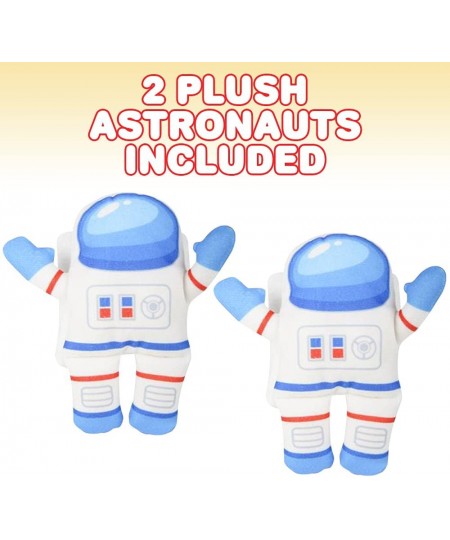 Astronaut Plush Toys Set of 2 Soft and Cuddly Stuffed Astronaut Toys for Kids Outer Space Party Decorations Cute Nursery and ...