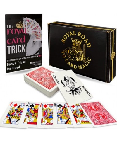 Royal Road to Card Magic Kit with Automatic Deck 100 Card Tricks $33.43 - Magic Kits & Accessories