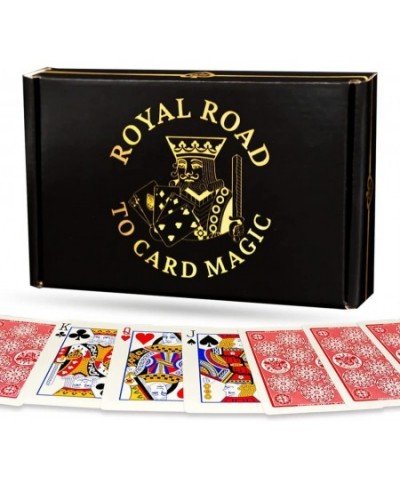 Royal Road to Card Magic Kit with Automatic Deck 100 Card Tricks $33.43 - Magic Kits & Accessories