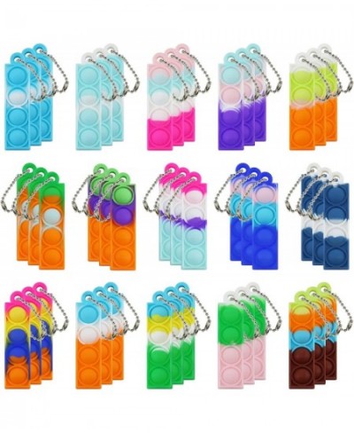 45 PCS Mini Pop Keychain Fidget Toys Pack Party Favors for Kids 8-12 Bulk Pop Toy Sillicone Stress Relief Sensory Toys Goodie...