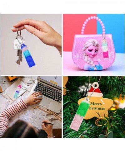 45 PCS Mini Pop Keychain Fidget Toys Pack Party Favors for Kids 8-12 Bulk Pop Toy Sillicone Stress Relief Sensory Toys Goodie...