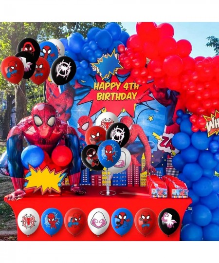 50 PACKS Superhero Party Balloons Birthday Latex Balloons Superhero party Decoration For Kids Boys $28.02 - Kids' Party Decor...