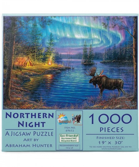 Northern Night 1000 pc Jigsaw Puzzle by SunsOut $33.70 - Jigsaw Puzzles