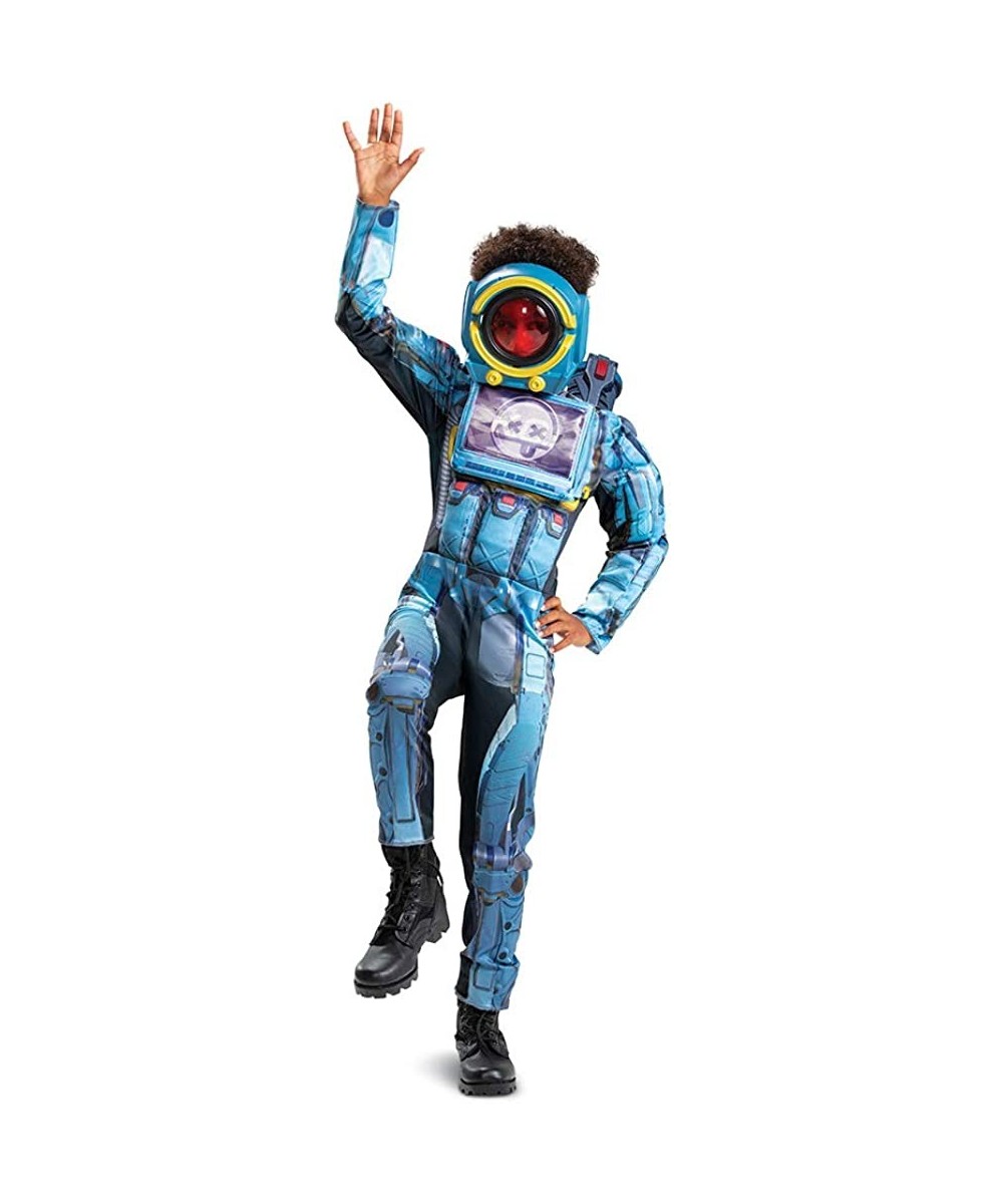 Pathfinder Costume for Kids Official Deluxe Apex Legends Costume Jumpsuit with Mask and Armor $40.01 - Kids' Costumes