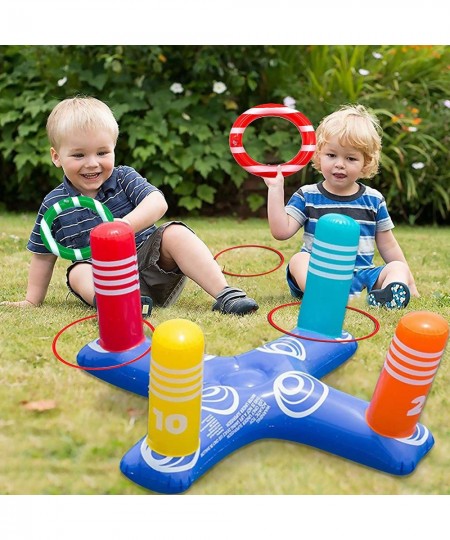 Swimming Pool Games Upgrade Inflatable Pool Rings Toss Outdoor Battle Games Pool Games for Adults and Family Water Fun Beach ...