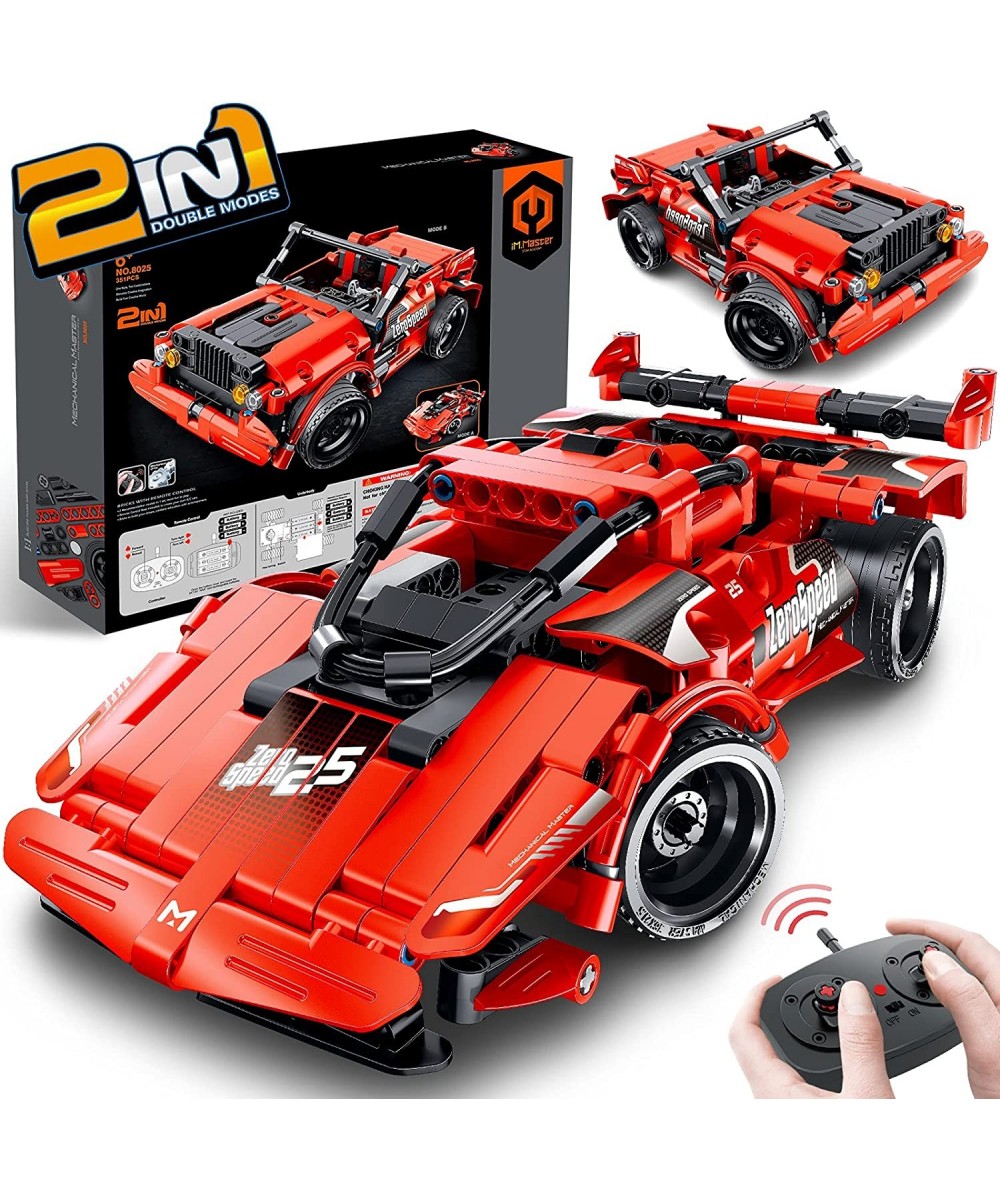 STEM Building Toys for Kids 2-in-1 Technic Remote Control Car Building Sets RC Race Cars Building Bricks Engineering Kits Gif...