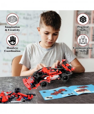 STEM Building Toys for Kids 2-in-1 Technic Remote Control Car Building Sets RC Race Cars Building Bricks Engineering Kits Gif...