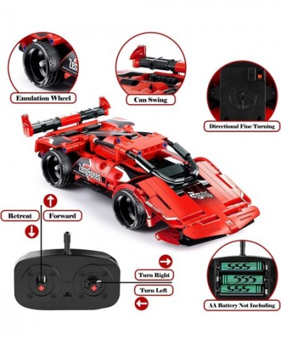 STEM Building Toys for Kids 2-in-1 Technic Remote Control Car Building Sets RC Race Cars Building Bricks Engineering Kits Gif...