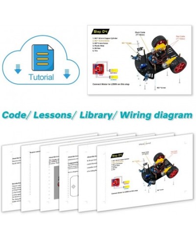 Smart Robot Car Kit 2WD Remote Control Car Compatible with Arduino IDE with Tutorail $49.44 - Educational Science Kits