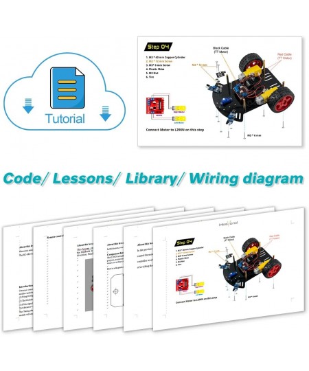 Smart Robot Car Kit 2WD Remote Control Car Compatible with Arduino IDE with Tutorail $49.44 - Educational Science Kits