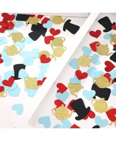 Alice In Wonderland Confetti - Alice In Onederland 1st Birthday Girl Alice In Wonderland Decorations Tea Time Themed Baby Sho...