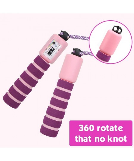 Kids Jump Ropes Jumping Rope Adjustable Soft Skipping Rope Kids Fitness Equipment with Foam Handles for Kids Children Student...