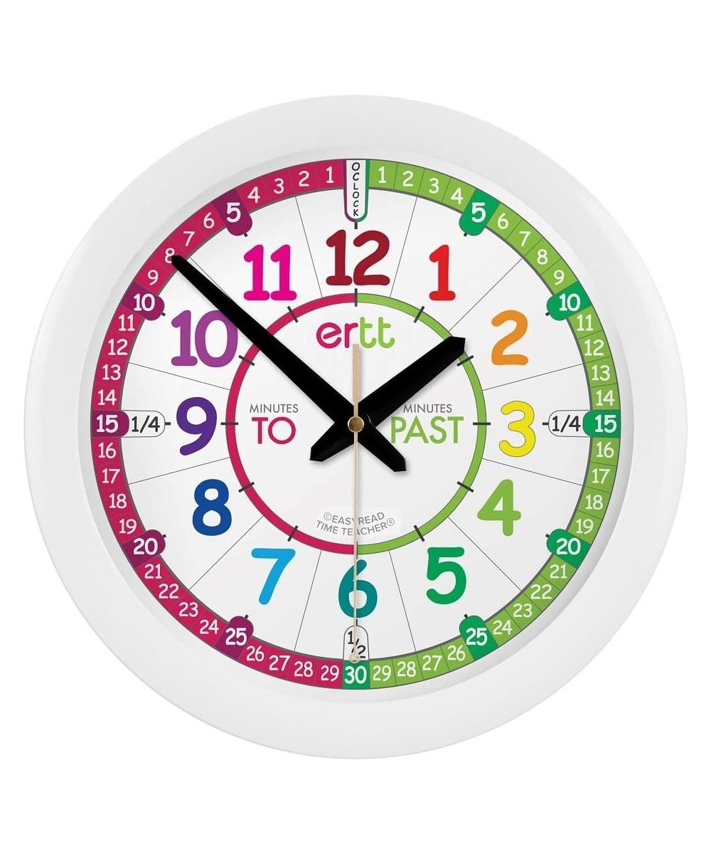 Children's Wall Clock with Simple 3 Step Teaching System. 12" Dia Learn to Tell The time Ages 5-12. $53.79 - Early Developmen...