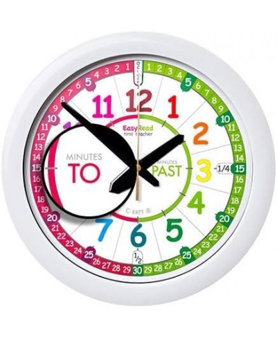 Children's Wall Clock with Simple 3 Step Teaching System. 12" Dia Learn to Tell The time Ages 5-12. $53.79 - Early Developmen...