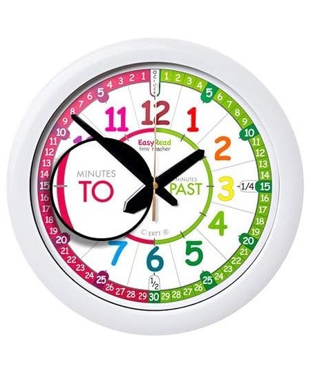 Children's Wall Clock with Simple 3 Step Teaching System. 12" Dia Learn to Tell The time Ages 5-12. $53.79 - Early Developmen...