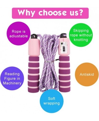 Kids Jump Ropes Jumping Rope Adjustable Soft Skipping Rope Kids Fitness Equipment with Foam Handles for Kids Children Student...