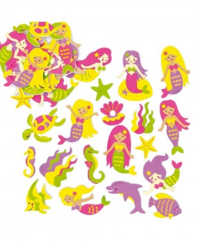 AF442 Mermaid Foam Stickers - Pack of 120 Self Adhesives Perfect for Children to Decorate Collages and Crafts Ideal for Schoo...