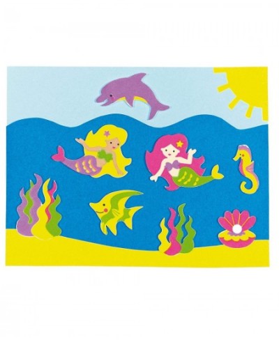 AF442 Mermaid Foam Stickers - Pack of 120 Self Adhesives Perfect for Children to Decorate Collages and Crafts Ideal for Schoo...