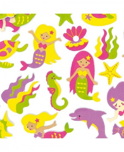 AF442 Mermaid Foam Stickers - Pack of 120 Self Adhesives Perfect for Children to Decorate Collages and Crafts Ideal for Schoo...