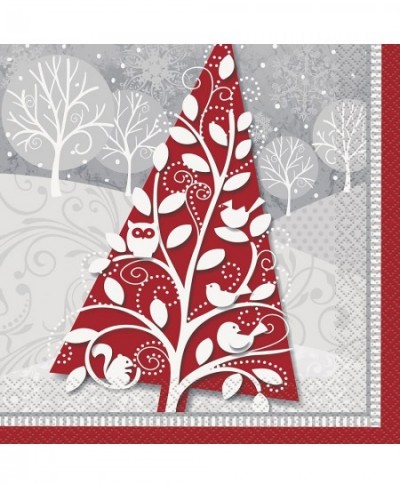 Frosted Holiday Party Napkins 20ct $17.46 - Kids' Party Tableware