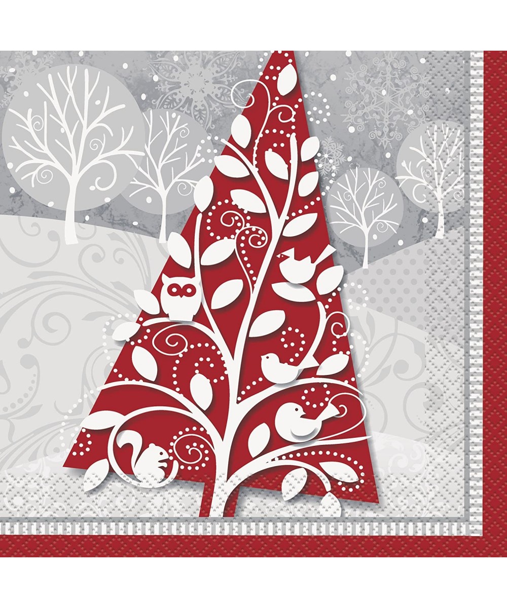 Frosted Holiday Party Napkins 20ct $17.46 - Kids' Party Tableware