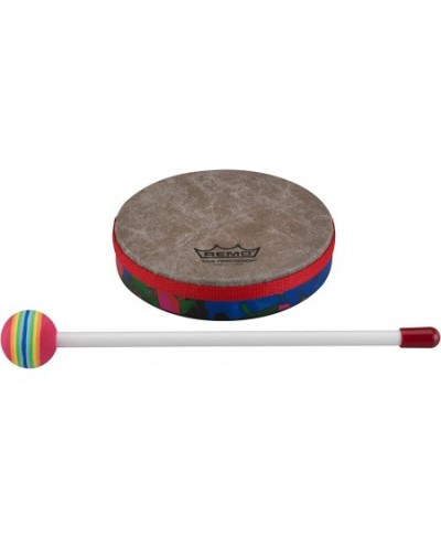 Drum KIDS PERCUSSION? Hand Drum 6" Diameter 1.25" Depth Fabric Rain Forest $35.23 - Kids' Musical Instruments