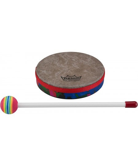 Drum KIDS PERCUSSION? Hand Drum 6" Diameter 1.25" Depth Fabric Rain Forest $35.23 - Kids' Musical Instruments