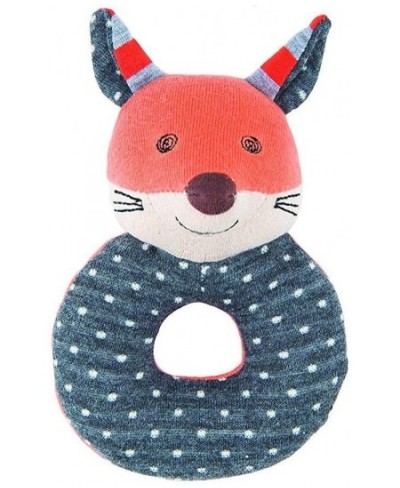 Organic Farm Buddies Frenchy Fox Teething Rattle .HN GG_634T6344 G134548TY9847 $25.63 - Baby Teether Toys