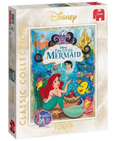 18822 Disney Classic Collection-The Little Mermaid 1000 Piece Jigsaw Puzzle Multi $50.75 - Jigsaw Puzzles