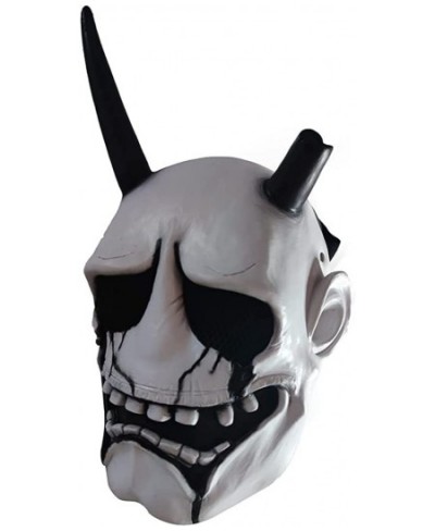 Ghostwire：Tokyo Latex Mask Deluxe Masquerade Halloween Party Head Accessroy Costume Props White $45.85 - Kids' Dress-Up Acces...