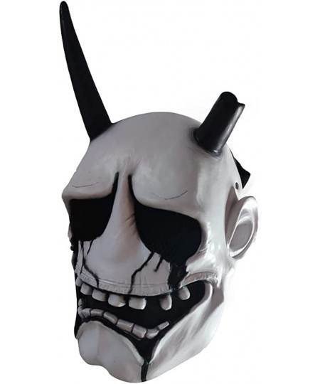 Ghostwire：Tokyo Latex Mask Deluxe Masquerade Halloween Party Head Accessroy Costume Props White $45.85 - Kids' Dress-Up Acces...