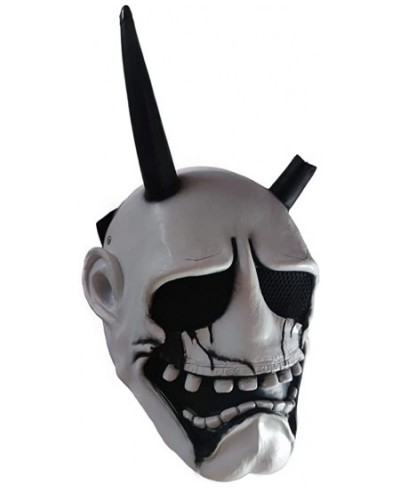 Ghostwire：Tokyo Latex Mask Deluxe Masquerade Halloween Party Head Accessroy Costume Props White $45.85 - Kids' Dress-Up Acces...