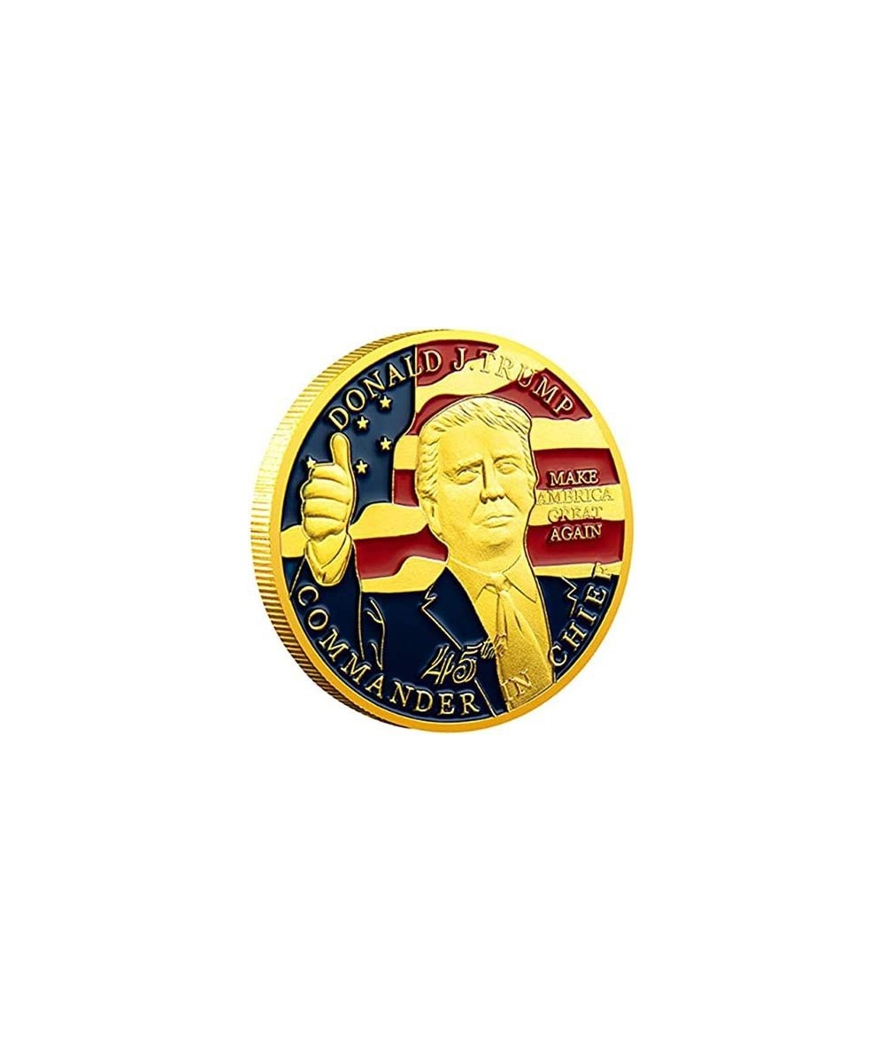 President Trump Seal Coin Commander in Chief Plated Commemorative Badge Collection Toy-Re-Election Gift(Gold) $16.26 - Gags &...