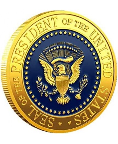 President Trump Seal Coin Commander in Chief Plated Commemorative Badge Collection Toy-Re-Election Gift(Gold) $16.26 - Gags &...