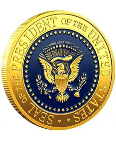 President Trump Seal Coin Commander in Chief Plated Commemorative Badge Collection Toy-Re-Election Gift(Gold) $16.26 - Gags &...