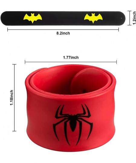 Superhero Slap Bracelet Toys for Kids Boys & Girls Birthday Party Supplies Favors(9 Packs) $16.92 - Kids' Dress-Up Accessories