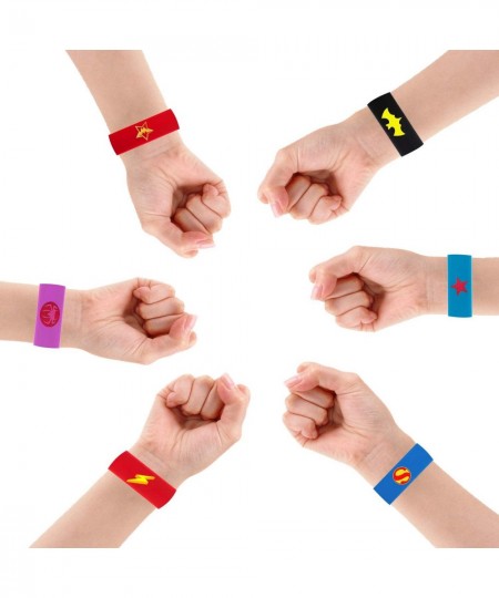 Superhero Slap Bracelet Toys for Kids Boys & Girls Birthday Party Supplies Favors(9 Packs) $16.92 - Kids' Dress-Up Accessories