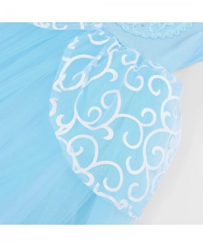 Girls Blue Princess Costume Puff Sleeve Party Dress for Halloween Birthday Cosplay $45.00 - Kids' Costumes