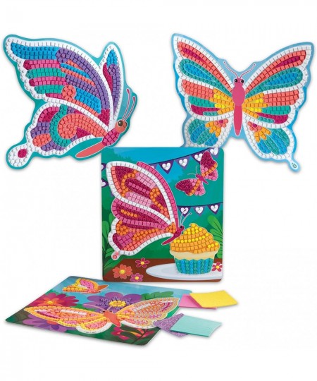 Sticky Mosaics Butterflies Yellow/Blue/Pink/Purple/Pink 12" x 2" x 10.75 $26.95 - Craft Kits