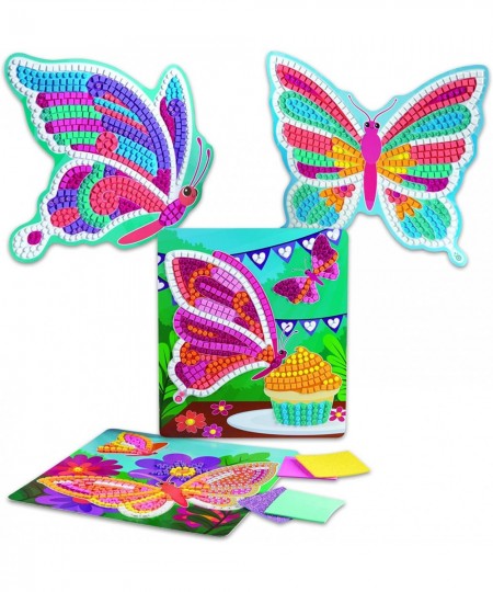 Sticky Mosaics Butterflies Yellow/Blue/Pink/Purple/Pink 12" x 2" x 10.75 $26.95 - Craft Kits