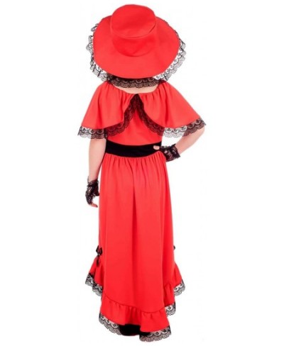 Girls Southern Bell Costume Red Dress Colonial Halloween Costumes for Girls - Available in Sizes S M L XL $23.86 - Kids' Cost...