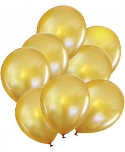 Gold Shiny Latex Balloons 12 Inch 100 Pcs Latex Party Balloons Happy Birthday Decoration Wedding Graduation Baby Shower Party...